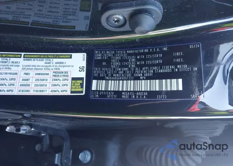 2024 Toyota Corolla Cross Xle из США, поврежденный, VIN 7MUDAABG6RV097333